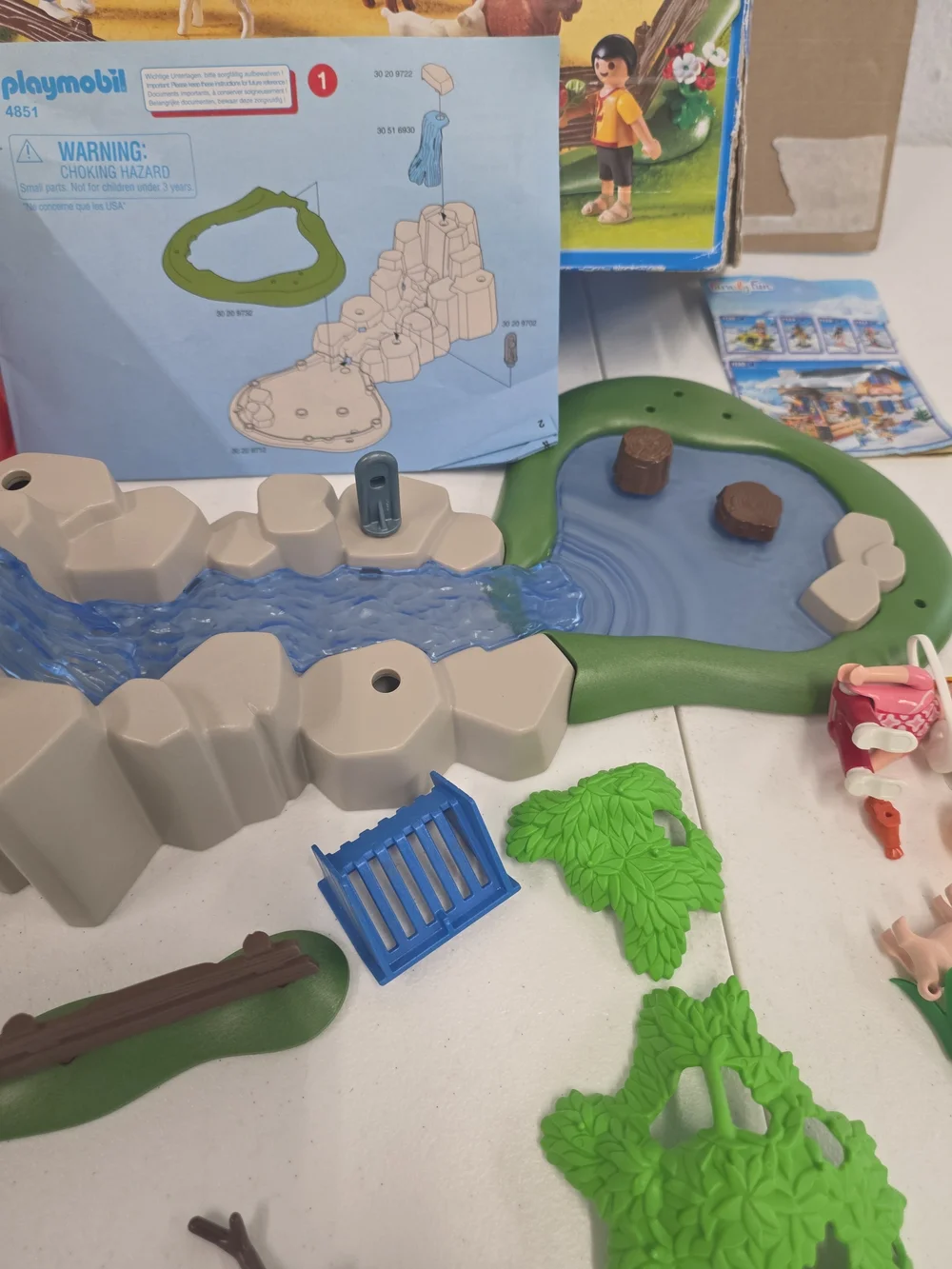 Playmobil City Life 4851 Children’s Zoo 2010 Incomplete With Box